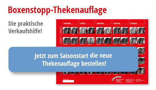 Boxenstopp-Thekenauflage